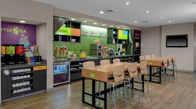 <b>Home2 Suites by Hilton Fayetteville Fort Restaurant</b>. Images powered by <a href="https://iceportal.shijigroup.com/" title="IcePortal" target="_blank">IcePortal</a>.