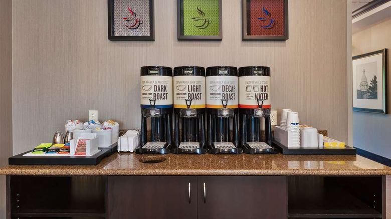 <b>Hampton Inn & Suites Flint/Grand Blanc Restaurant</b>. Images powered by <a href="https://iceportal.shijigroup.com/" title="IcePortal" target="_blank">IcePortal</a>.