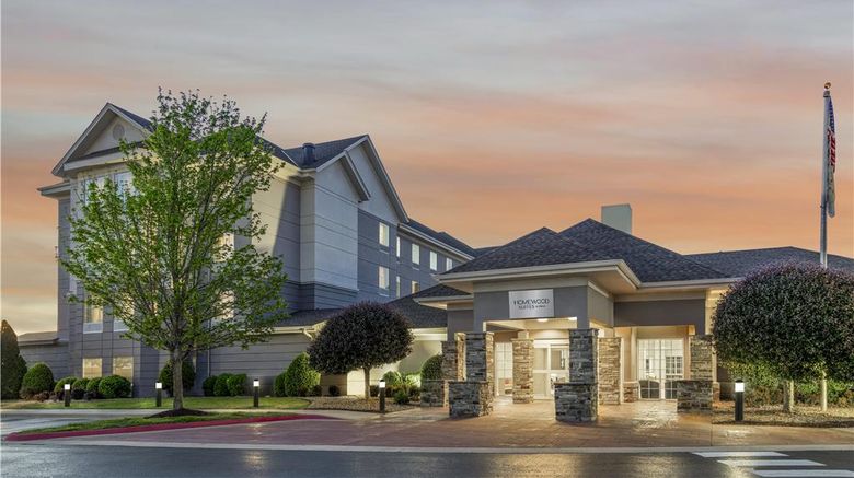 Homewood Suites by Hilton Fayetteville Exterior. Images powered by <a href="https://iceportal.shijigroup.com" target="_blank" rel="noopener">Ice Portal</a>.