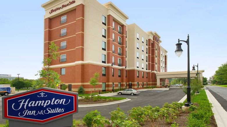 <b>Hampton Inn & Suites Gaithersburg Exterior</b>. Images powered by <a href="https://iceportal.shijigroup.com/" title="IcePortal" target="_blank">IcePortal</a>.