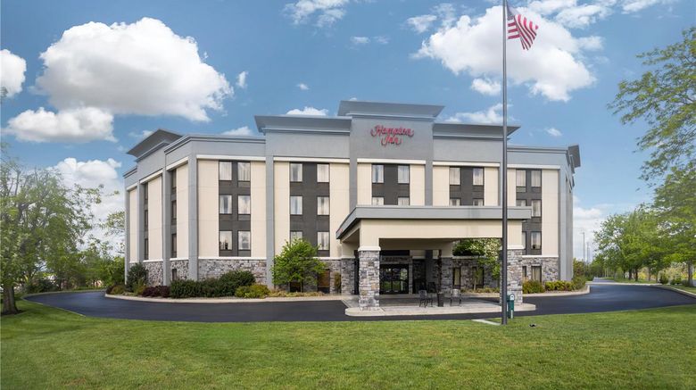 <b>Hampton Inn Gettysburg Exterior</b>. Images powered by <a href="https://iceportal.shijigroup.com/" title="IcePortal" target="_blank">IcePortal</a>.