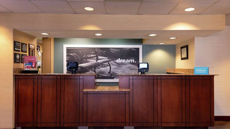 <b>Hampton Inn Greensboro Airport Lobby</b>. Images powered by <a href="https://iceportal.shijigroup.com/" title="IcePortal" target="_blank">IcePortal</a>.
