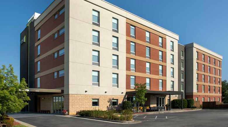 <b>Home2 Stes by Hilton Greensboro Airport Exterior</b>. Images powered by <a href="https://iceportal.shijigroup.com/" title="IcePortal" target="_blank">IcePortal</a>.