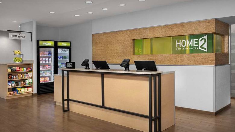 <b>Home2 Stes by Hilton Greensboro Airport Lobby</b>. Images powered by <a href="https://iceportal.shijigroup.com/" title="IcePortal" target="_blank">IcePortal</a>.