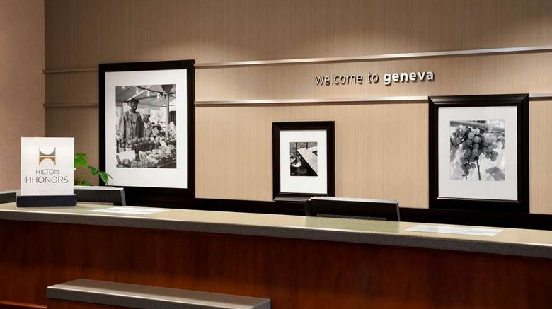 <b>Hampton Inn Geneva Lobby</b>. Images powered by <a href="https://iceportal.shijigroup.com/" title="IcePortal" target="_blank">IcePortal</a>.