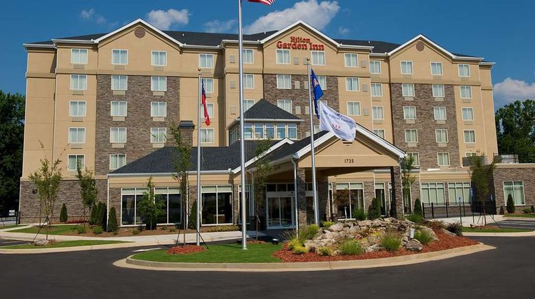Hilton Garden Inn Gainesville Exterior. Images powered by <a href="https://iceportal.shijigroup.com" target="_blank" rel="noopener">Ice Portal</a>.