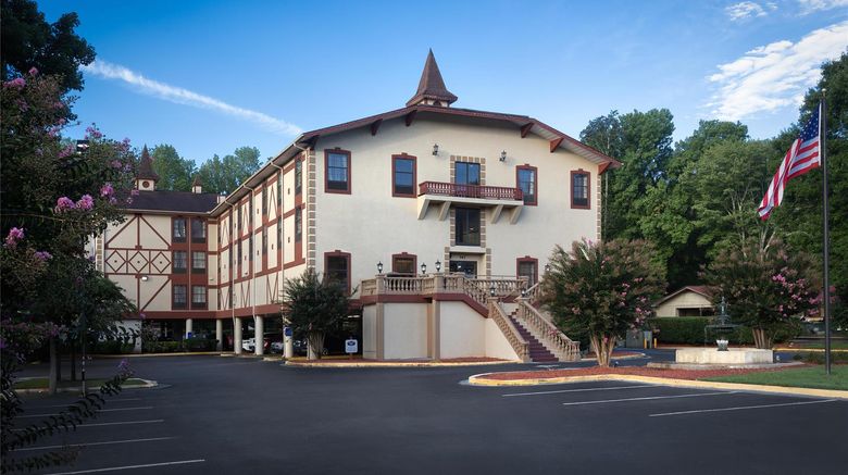 <b>Hampton Inn Helen on the River Exterior</b>. Images powered by <a href="https://iceportal.shijigroup.com/" title="IcePortal" target="_blank">IcePortal</a>.