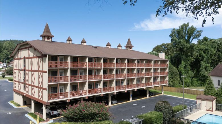 <b>Hampton Inn Helen on the River Exterior</b>. Images powered by <a href="https://iceportal.shijigroup.com/" title="IcePortal" target="_blank">IcePortal</a>.