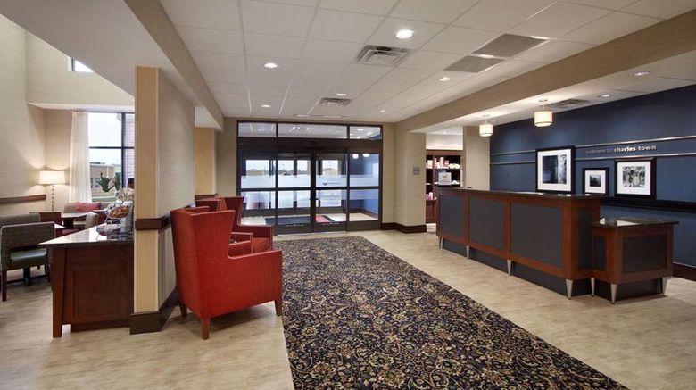 <b>Hampton Inn & Suites - Charles Town Lobby</b>. Images powered by <a href="https://iceportal.shijigroup.com/" title="IcePortal" target="_blank">IcePortal</a>.