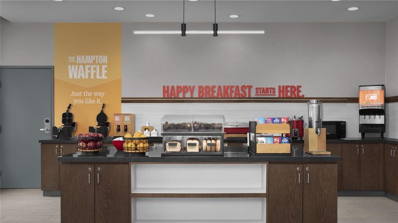 <b>Hampton Inn Indianapolis Downtown Circle Centre Restaurant</b>. Images powered by <a href="https://iceportal.shijigroup.com/" title="IcePortal" target="_blank">IcePortal</a>.