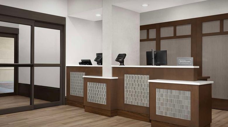 <b>Homewood Suites JAX Downtown/Southbank Lobby</b>. Images powered by <a href="https://iceportal.shijigroup.com/" title="IcePortal" target="_blank">IcePortal</a>.