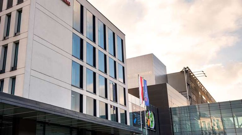 <b>Hilton Garden Inn Krakow Airport Exterior</b>. Images powered by <a href="https://iceportal.shijigroup.com/" title="IcePortal" target="_blank">IcePortal</a>.