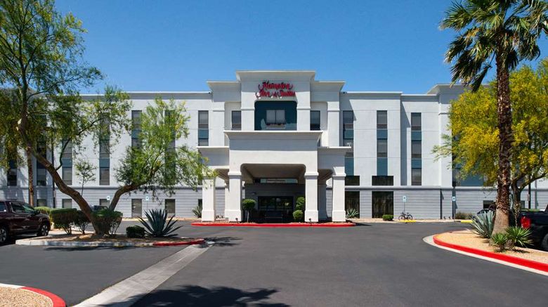 Hampton Inn  and  Suites Las Vegas Airport Exterior. Images powered by <a href="https://iceportal.shijigroup.com" target="_blank" rel="noopener">Ice Portal</a>.
