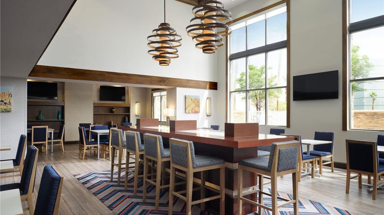 <b>Hampton Inn & Suites West Summerlin Lobby</b>. Images powered by <a href="https://iceportal.shijigroup.com/" title="IcePortal" target="_blank">IcePortal</a>.