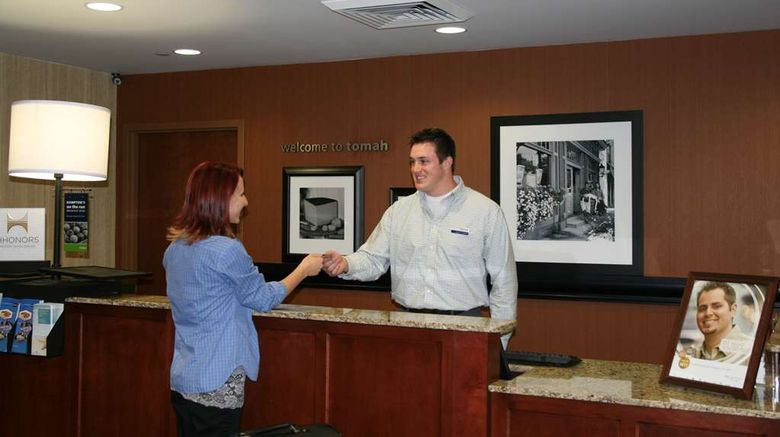 <b>Hampton Inn Tomah Exterior</b>. Images powered by <a href="https://iceportal.shijigroup.com/" title="IcePortal" target="_blank">IcePortal</a>.