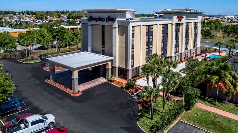 <b>Hampton Inn Orlando-Maingate South Exterior</b>. Images powered by <a href="https://iceportal.shijigroup.com/" title="IcePortal" target="_blank">IcePortal</a>.