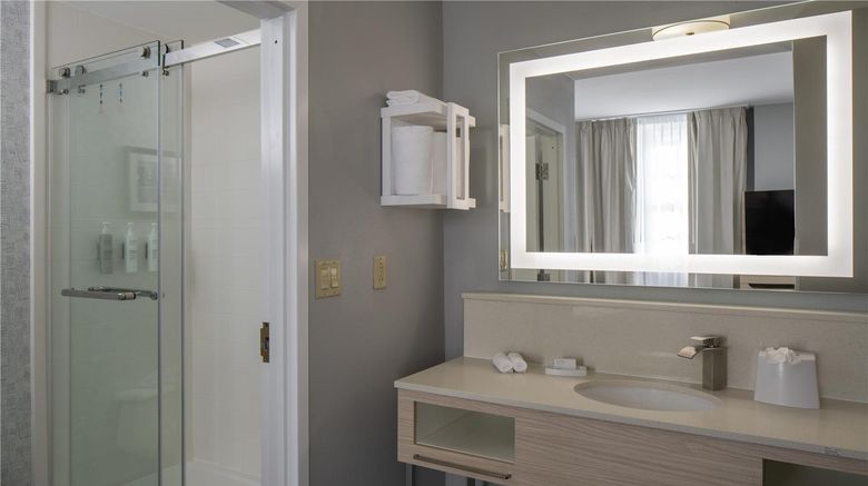 <b>Hampton Inn & Suites Downtown Room</b>. Images powered by <a href="https://iceportal.shijigroup.com/" title="IcePortal" target="_blank">IcePortal</a>.