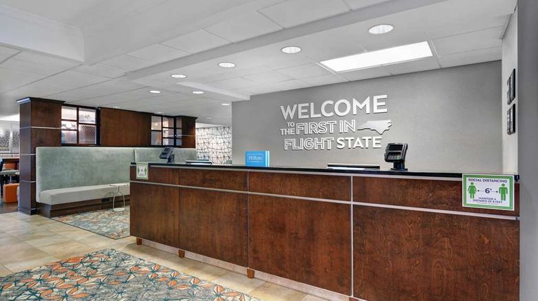 <b>Hampton Inn Monroe Lobby</b>. Images powered by <a href="https://iceportal.shijigroup.com/" title="IcePortal" target="_blank">IcePortal</a>.