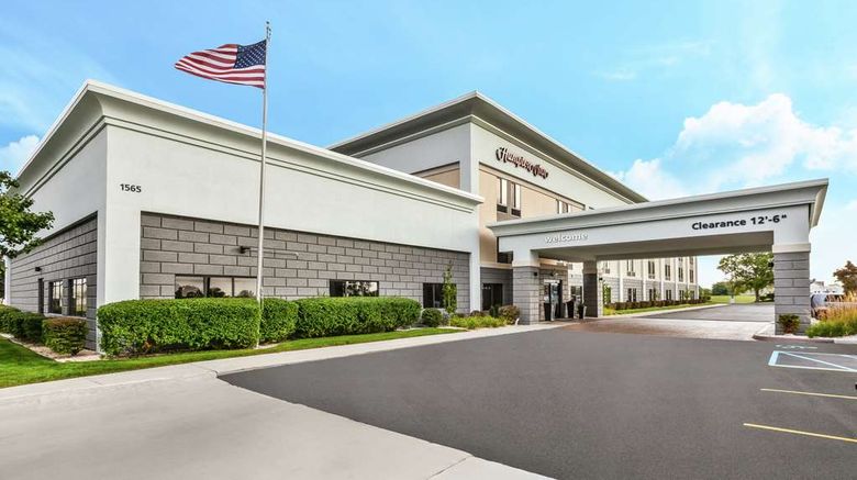 <b>Hampton Inn Monroe Exterior</b>. Images powered by <a href="https://iceportal.shijigroup.com/" title="IcePortal" target="_blank">IcePortal</a>.