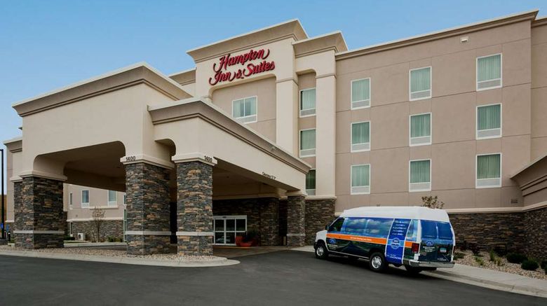 <b>Hampton Inn & Suites Minot Airport Exterior</b>. Images powered by <a href="https://iceportal.shijigroup.com/" title="IcePortal" target="_blank">IcePortal</a>.