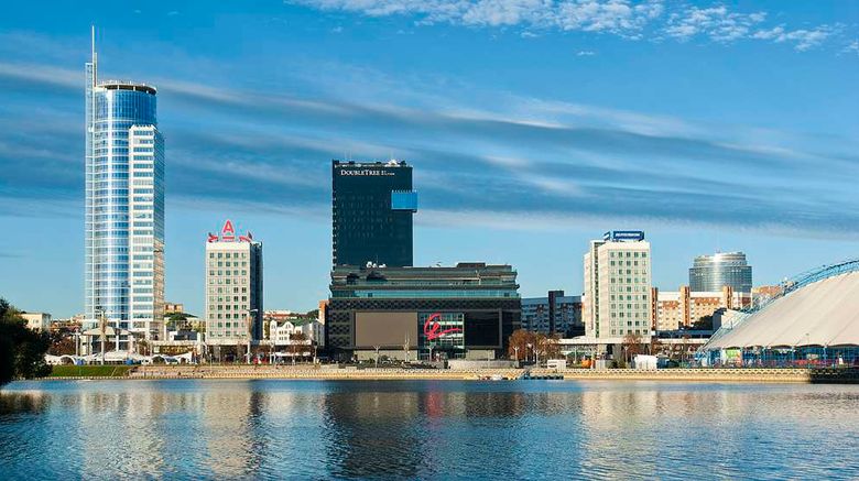 <b>Doubletree By Hilton Hotel Minsk Exterior</b>. Images powered by <a href="https://iceportal.shijigroup.com/" title="IcePortal" target="_blank">IcePortal</a>.
