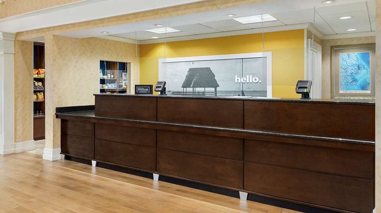<b>Hampton Inn & Suites Outer Banks Corolla Lobby</b>. Images powered by <a href="https://iceportal.shijigroup.com/" title="IcePortal" target="_blank">IcePortal</a>.