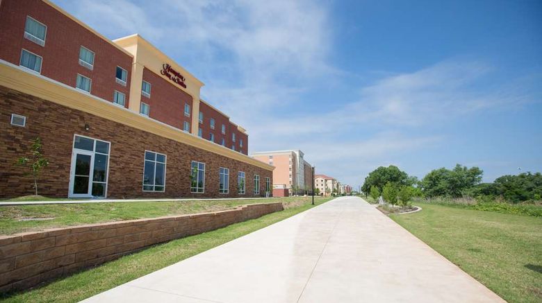 <b>Hampton Inn & Suites, OKC/Airport Exterior</b>. Images powered by <a href="https://iceportal.shijigroup.com/" title="IcePortal" target="_blank">IcePortal</a>.