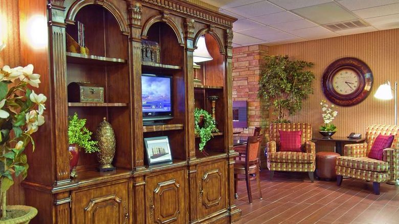 <b>Hampton Inn Oklahoma City Northwest Lobby</b>. Images powered by <a href="https://iceportal.shijigroup.com/" title="IcePortal" target="_blank">IcePortal</a>.