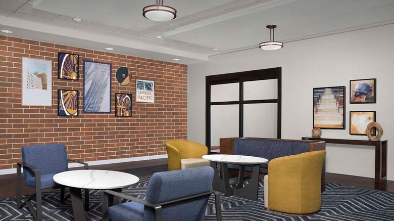 <b>Homewood Suites by Hilton Omaha Downtown Lobby</b>. Images powered by <a href="https://iceportal.shijigroup.com/" title="IcePortal" target="_blank">IcePortal</a>.