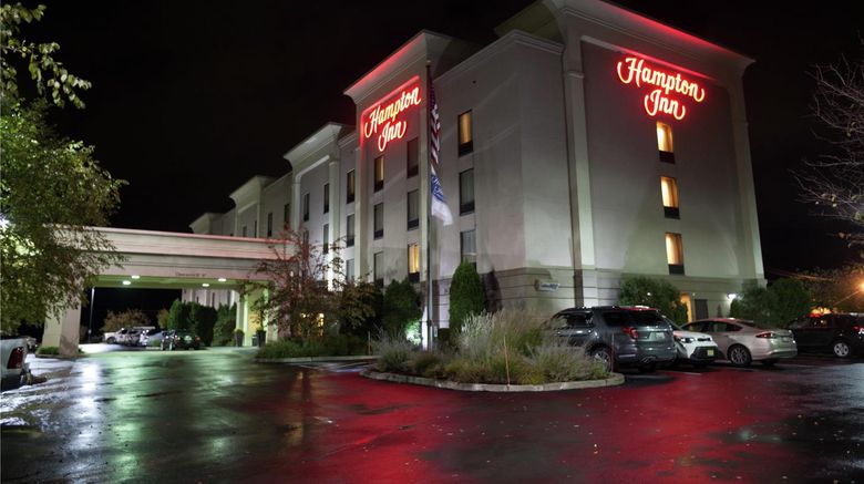 <b>Hampton Inn Oneonta Exterior</b>. Images powered by <a href="https://iceportal.shijigroup.com/" title="IcePortal" target="_blank">IcePortal</a>.