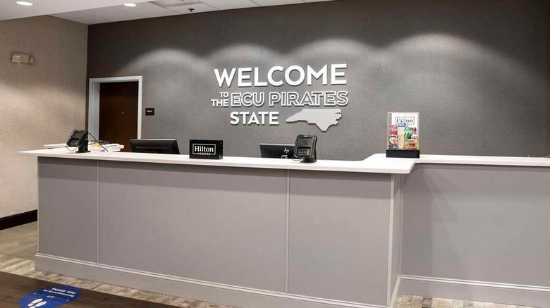 <b>Hampton Inn Greenville Lobby</b>. Images powered by <a href="https://iceportal.shijigroup.com/" title="IcePortal" target="_blank">IcePortal</a>.