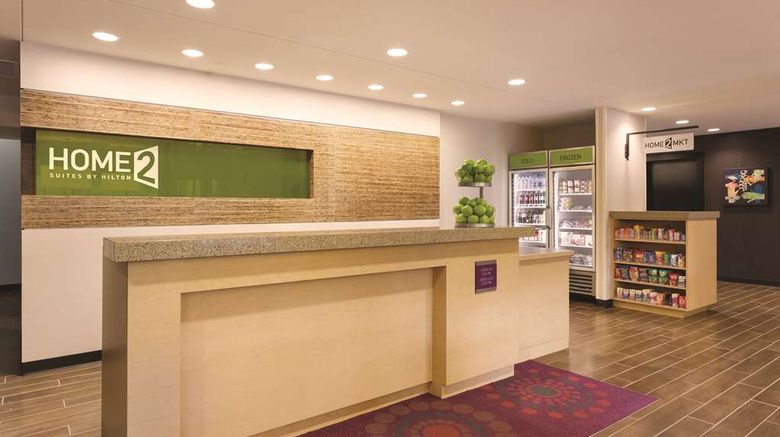 <b>Home2 Suites by Hilton Pittsburgh Lobby</b>. Images powered by <a href="https://iceportal.shijigroup.com/" title="IcePortal" target="_blank">IcePortal</a>.