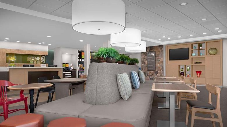 <b>Home2 Suites Pittsburgh/McCandless Lobby</b>. Images powered by <a href="https://iceportal.shijigroup.com/" title="IcePortal" target="_blank">IcePortal</a>.