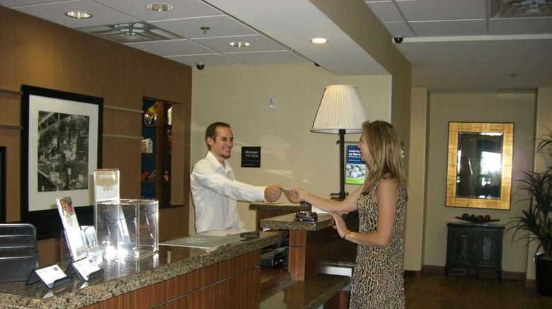 <b>Hampton Inn & Suites Pueblo North Lobby</b>. Images powered by <a href="https://iceportal.shijigroup.com/" title="IcePortal" target="_blank">IcePortal</a>.