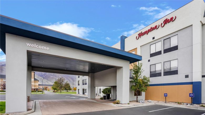 <b>Hampton Inn Provo Exterior</b>. Images powered by <a href="https://iceportal.shijigroup.com/" title="IcePortal" target="_blank">IcePortal</a>.