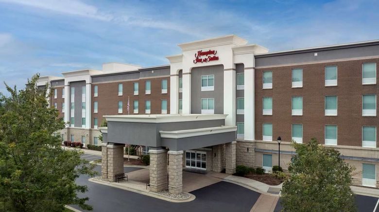 Hampton Inn  and  Suites Holly Springs Exterior. Images powered by <a href="https://iceportal.shijigroup.com" target="_blank" rel="noopener">Ice Portal</a>.