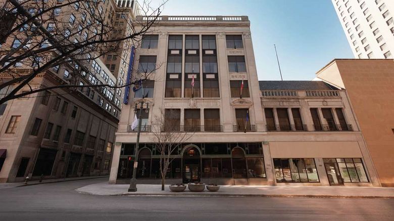 <b>Hilton Garden Inn Rochester Downtown Exterior</b>. Images powered by <a href="https://iceportal.shijigroup.com/" title="IcePortal" target="_blank">IcePortal</a>.