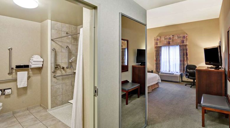 <b>Hampton Inn Sayre Room</b>. Images powered by <a href="https://iceportal.shijigroup.com/" title="IcePortal" target="_blank">IcePortal</a>.