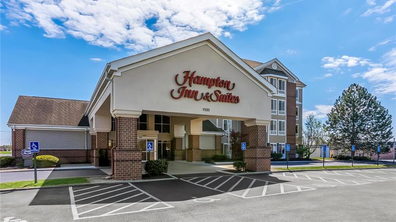 <b>Hampton Inn & Suites Scottsburg Exterior</b>. Images powered by <a href="https://iceportal.shijigroup.com/" title="IcePortal" target="_blank">IcePortal</a>.