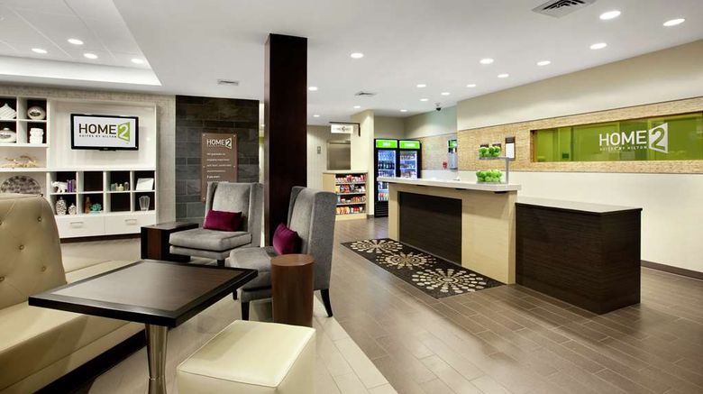 <b>Home2 Suites, West Valley City Lobby</b>. Images powered by <a href="https://iceportal.shijigroup.com/" title="IcePortal" target="_blank">IcePortal</a>.