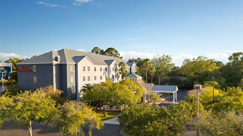 Hilton Garden Inn Tallahassee Exterior. Images powered by <a href="https://iceportal.shijigroup.com" target="_blank" rel="noopener">Ice Portal</a>.
