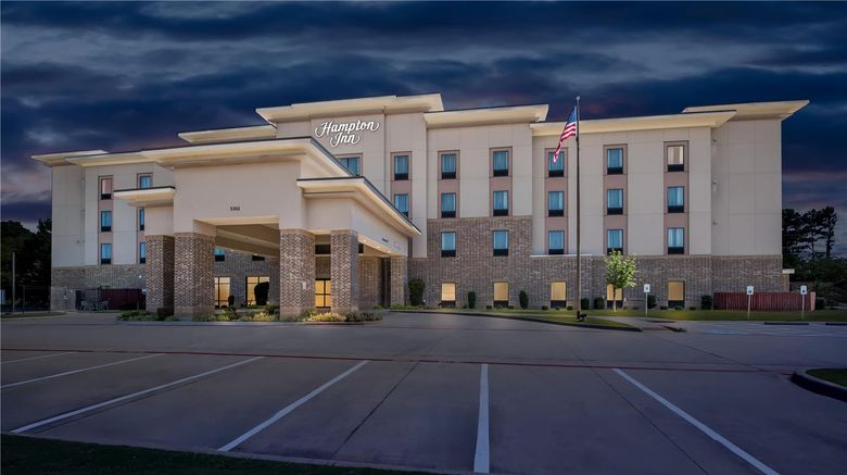 <b>Hampton Inn Texarkana Exterior</b>. Images powered by <a href="https://iceportal.shijigroup.com/" title="IcePortal" target="_blank">IcePortal</a>.