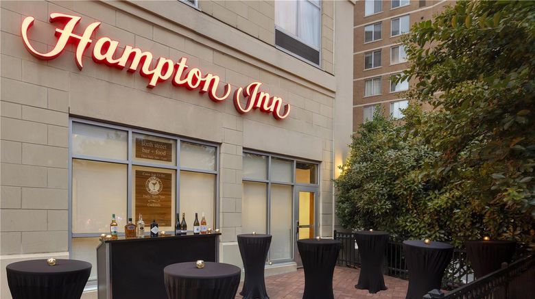 <b>Hampton Inn Washington DC-Convention Ctr Exterior</b>. Images powered by <a href="https://iceportal.shijigroup.com/" title="IcePortal" target="_blank">IcePortal</a>.
