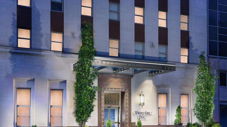 <b>Hampton Inn Washington, DC/White House Exterior</b>. Images powered by <a href="https://iceportal.shijigroup.com/" title="IcePortal" target="_blank">IcePortal</a>.