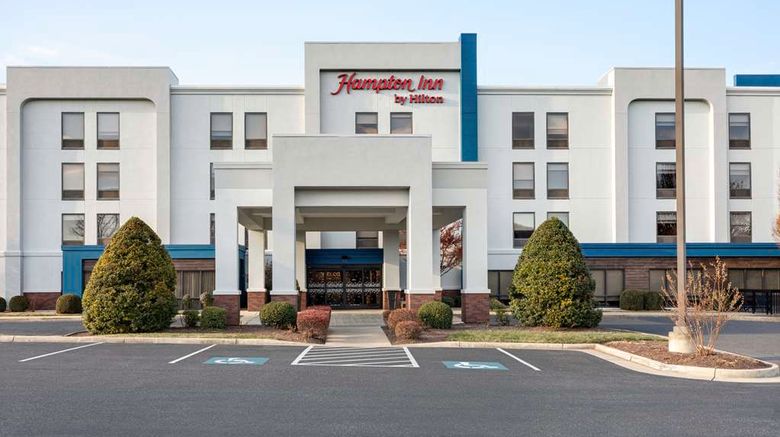 <b>Hampton Inn Stuarts Draft Exterior</b>. Images powered by <a href="https://iceportal.shijigroup.com/" title="IcePortal" target="_blank">IcePortal</a>.