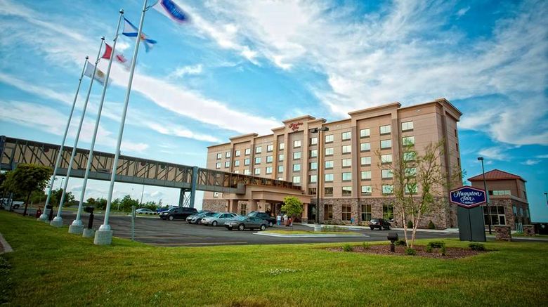 Hampton Inn Sydney Nova Scotia Exterior. Images powered by <a href="https://iceportal.shijigroup.com" target="_blank" rel="noopener">Ice Portal</a>.