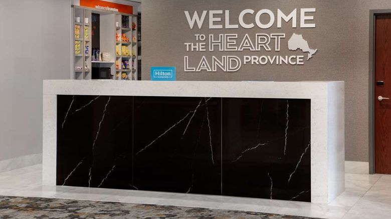 <b>Hampton Inn Toronto/Brampton Lobby</b>. Images powered by <a href="https://iceportal.shijigroup.com/" title="IcePortal" target="_blank">IcePortal</a>.