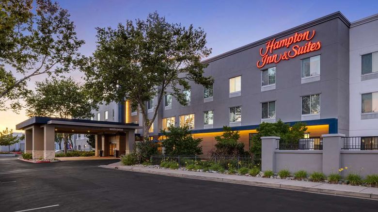 <b>Hampton Inn & Suites Yuba City Exterior</b>. Images powered by <a href="https://iceportal.shijigroup.com/" title="IcePortal" target="_blank">IcePortal</a>.