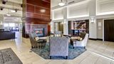 <b>Hampton Inn & Suites Calgary Arpt Lobby</b>. Images powered by <a href="https://iceportal.shijigroup.com/" title="IcePortal" target="_blank">IcePortal</a>.