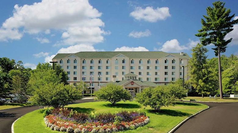 <b>Hilton Garden Inn Albany Airport Exterior</b>. Images powered by <a href="https://iceportal.shijigroup.com/" title="IcePortal" target="_blank">IcePortal</a>.